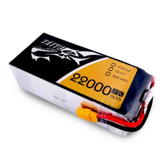 Wholesale TATTU 22000mAh 6S 22.2V 488wh LiPO Battery Burst 25C for Big Load Multirotor Hexacopter Octocopter